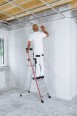 Hymer Stufenstehleiter eloxiert mit Plattform Hymer Stufenstehleiter eloxiert mit Plattform-small