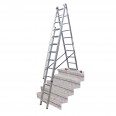 Krause Corda Mehrzweckleiter mit Treppenfunktion 3x10 Sprossen Krause Corda Mehrzweckleiter mit Treppenfunktion 3x10 Sprossen-small