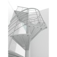 Minka Spindeltreppe Milano 42 - 300,3cm Geschosshöhe Weiß 160cm Durchmesser Minka Spindeltreppe Milano 42 - 300,3cm Geschosshöhe Weiß 160cm Durchmesser-small