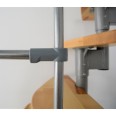 Minka Mittelholmtreppe Monaco 35 - 293,8cm Geschosshöhe Walnuss Schwarz Minka Mittelholmtreppe Monaco 35 - 293,8cm Geschosshöhe Walnuss Schwarz-small