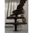 Minka Raumspartreppe Monte Carlo 35 - 293,8cm Geschosshöhe Walnuss Schwarz Minka Raumspartreppe Monte Carlo 35 - 293,8cm Geschosshöhe Walnuss Schwarz-small