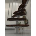 Minka Raumspartreppe Monte Carlo 35 - 293,8cm Geschosshöhe Walnuss Weiß Minka Raumspartreppe Monte Carlo 35 - 293,8cm Geschosshöhe Walnuss Weiß-small