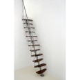 Minka Mittelholmtreppe Nizza 35 - 293,8cm Geschosshöhe Walnuss Grau Minka Mittelholmtreppe Nizza 35 - 293,8cm Geschosshöhe Walnuss Grau-small