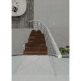 Minka Mittelholmtreppe Nizza 35 - 293,8cm Geschosshöhe Walnuss Weiß Minka Mittelholmtreppe Nizza 35 - 293,8cm Geschosshöhe Walnuss Weiß-small