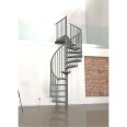 Minka Spindeltreppe Rondo Smart 37 - 305,5cm Geschosshöhe Grau 140cm Durchmesser Minka Spindeltreppe Rondo Smart 37 - 305,5cm Geschosshöhe Grau 140cm Durchmesser-small