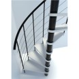 Minka Spindeltreppe Venezia Smart 38 - 305,5cm Geschosshöhe Weiß Schwarz 120cm Durchmesser Minka Spindeltreppe Venezia Smart 38 - 305,5cm Geschosshöhe Weiß Schwarz 120cm Durchmesser-small