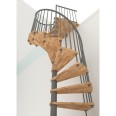 Minka Spindeltreppe Spiral Smart 38 - 305,5cm Geschosshöhe Buche Grau 100cm Durchmesser Minka Spindeltreppe Spiral Smart 38 - 305,5cm Geschosshöhe Buche Grau 100cm Durchmesser-small