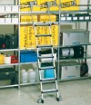 Zarges Regalleiter fahrbar Saferstep Trec LH-small