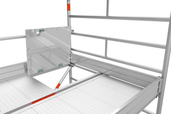 ROLLE Fahrbare Arbeitsbühne Rollgerüst Blizzard Gerüstsysteme 2,85x0,75m Typ 4601 AH bis 9,76m