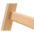 Hymer Holz Sprossenstehleiter mit Eimerhaken zweiseitig begehbar Hymer Holz Sprossenstehleiter mit Eimerhaken zweiseitig begehbar-small