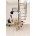 Minka Spindeltreppe Metallica Smart 38 - 305,5cm Geschosshöhe Buche Weiß Minka Spindeltreppe Metallica Smart 38 - 305,5cm Geschosshöhe Buche Weiß-small