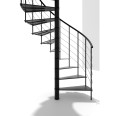 Minka Spindeltreppe Milano 42 - 300,3cm Geschosshöhe Schwarz 160cm Durchmesser Minka Spindeltreppe Milano 42 - 300,3cm Geschosshöhe Schwarz 160cm Durchmesser-small