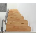 Minka Mittelholmtreppe Monaco 35 - 293,8cm Geschosshöhe Walnuss Schwarz Minka Mittelholmtreppe Monaco 35 - 293,8cm Geschosshöhe Walnuss Schwarz-small
