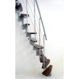 Minka Mittelholmtreppe Nizza 35 - 293,8cm Geschosshöhe Walnuss Grau Minka Mittelholmtreppe Nizza 35 - 293,8cm Geschosshöhe Walnuss Grau-small