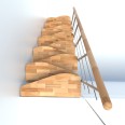 Minka Mittelholmtreppe Quatro 38 - 298cm Geschosshöhe Buche Grau Minka Mittelholmtreppe Quatro 38 - 298cm Geschosshöhe Buche Grau-small