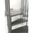 Minka Spindeltreppe Rondo Smart 37 - 305,5cm Geschosshöhe Grau 140cm Durchmesser Minka Spindeltreppe Rondo Smart 37 - 305,5cm Geschosshöhe Grau 140cm Durchmesser-small