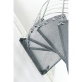Minka Außenspindeltreppe Spino Zink Smart 38 - 305,5cm Geschosshöhe-small