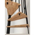 Minka Spindeltreppe Spiral Smart 38 - 305,5cm Geschosshöhe Buche Schwarz 100cm Durchmesser Minka Spindeltreppe Spiral Smart 38 - 305,5cm Geschosshöhe Buche Schwarz 100cm Durchmesser-small