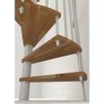 Minka Spindeltreppe Spiral Smart 38 - 305,5cm Geschosshöhe Eiche Weiß 120cm Durchmesser Minka Spindeltreppe Spiral Smart 38 - 305,5cm Geschosshöhe Eiche Weiß 120cm Durchmesser-small