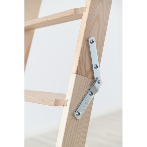 Dolle Bodentreppe clickFIX® 3-teilig bis 274cm Raumhöhe mit U-Wert 0,49 Deckenöffnung 130x70cm