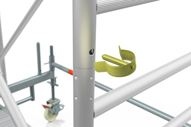 ROLLE Fahrbare Arbeitsbühne Rollgerüst Blizzard Gerüstsysteme 2,85x0,75m Typ 4601 AH bis 9,76m