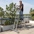 MUNK Vielzweckleiter mit Nivello® Traverse 4x3 Sprossen MUNK Vielzweckleiter mit Nivello® Traverse 4x3 Sprossen-small