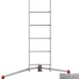 Hailo Sprossenschiebeleiter Pro mit innovativen 3 Dreh-Stufen mit großer Standfläche-small
