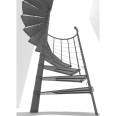 Minka Spindeltreppe Milano 42 - 300,3cm Geschosshöhe Grau 160cm Durchmesser Minka Spindeltreppe Milano 42 - 300,3cm Geschosshöhe Grau 160cm Durchmesser-small