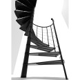 Minka Spindeltreppe Milano 42 - 300,3cm Geschosshöhe Schwarz 160cm Durchmesser Minka Spindeltreppe Milano 42 - 300,3cm Geschosshöhe Schwarz 160cm Durchmesser-small