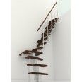 Minka Mittelholmtreppe Quatro Turn 38 - 298cm Geschosshöhe Walnuss Weiß Minka Mittelholmtreppe Quatro Turn 38 - 298cm Geschosshöhe Walnuss Weiß-small