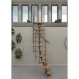 Minka Raumspartreppe Monte Carlo 35 - 293,8cm Geschosshöhe Buche Grau Minka Raumspartreppe Monte Carlo 35 - 293,8cm Geschosshöhe Buche Grau-small
