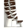 Minka Mittelholmtreppe Comfort Top Turn 37 - 312cm Geschosshöhe Walnuss Weiß Minka Mittelholmtreppe Comfort Top Turn 37 - 312cm Geschosshöhe Walnuss Weiß-small