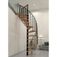 Minka Spindeltreppe Paris 38 - 282cm Geschosshöhe Buche Schwarz 140cm Durchmesser Minka Spindeltreppe Paris 38 - 282cm Geschosshöhe Buche Schwarz 140cm Durchmesser-small