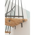 Minka Spindeltreppe Spiral Smart 38 - 305,5cm Geschosshöhe Buche Grau 100cm Durchmesser Minka Spindeltreppe Spiral Smart 38 - 305,5cm Geschosshöhe Buche Grau 100cm Durchmesser-small