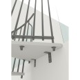 Minka Spindeltreppe Spiral Smart 38 - 305,5cm Geschosshöhe Weiß Grau 120cm Durchmesser Minka Spindeltreppe Spiral Smart 38 - 305,5cm Geschosshöhe Weiß Grau 120cm Durchmesser-small