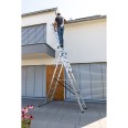 MUNK Mehrzweckleiter mit Nivello® Traverse 3x7 Sprossen-small