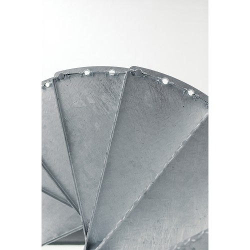 Minka Außenspindeltreppe Spino Zink Smart 38 - 305,5cm Geschosshöhe