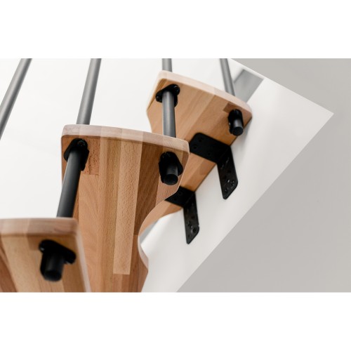 Minka Spindeltreppe Suono Smart 38 - 305,5cm Geschosshöhe