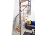 Minka Spindeltreppe Berlin in silber mit Buchenstufen bis 309cm Geschosshöhe Ø120cm Minka Spindeltreppe Berlin in silber mit Buchenstufen bis 309cm Geschosshöhe Ø120cm-small
