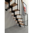 Minka Mittelholmtreppe Joker 35 - 304cm Geschosshöhe Buche Schwarz Minka Mittelholmtreppe Joker 35 - 304cm Geschosshöhe Buche Schwarz-small