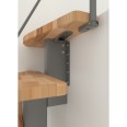 Minka Mittelholmtreppe Quatro Turn 38 - 298cm Geschosshöhe Buche Grau Minka Mittelholmtreppe Quatro Turn 38 - 298cm Geschosshöhe Buche Grau-small