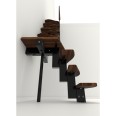 Minka Mittelholmtreppe Quatro Turn 38 - 298cm Geschosshöhe Walnuss Schwarz Minka Mittelholmtreppe Quatro Turn 38 - 298cm Geschosshöhe Walnuss Schwarz-small