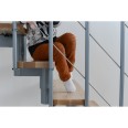 Minka Mittelholmtreppe Comfort Top 37 - 312cm Geschosshöhe Buche Grau Minka Mittelholmtreppe Comfort Top 37 - 312cm Geschosshöhe Buche Grau-small