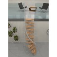 Minka Raumspartreppe Monte Carlo 35 - 293,8cm Geschosshöhe Buche Weiß Minka Raumspartreppe Monte Carlo 35 - 293,8cm Geschosshöhe Buche Weiß-small