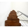 Minka Mittelholmtreppe Nizza 35 - 293,8cm Geschosshöhe Walnuss Grau Minka Mittelholmtreppe Nizza 35 - 293,8cm Geschosshöhe Walnuss Grau-small