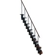 Minka Mittelholmtreppe Quatro 38 - 298cm Geschosshöhe Walnuss Schwarz Minka Mittelholmtreppe Quatro 38 - 298cm Geschosshöhe Walnuss Schwarz-small