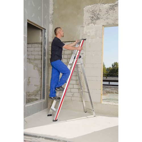 Hymer Stufenstehleiter mit Plattform 5 Stufen