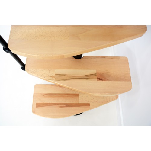Minka Mittelholmtreppe Nizza 35 - 293,8cm Geschosshöhe Buche Schwarz