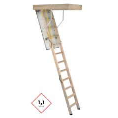 Minka Bodentreppe Complete aus Fichte mit U-Wert 1,1 W/m2K 220-280cm Raumhöhe
