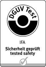 DGUV getestet - Sicherheit geprüft